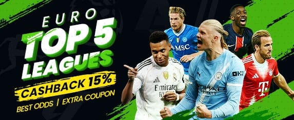 Best Odds & 15% Cashback!